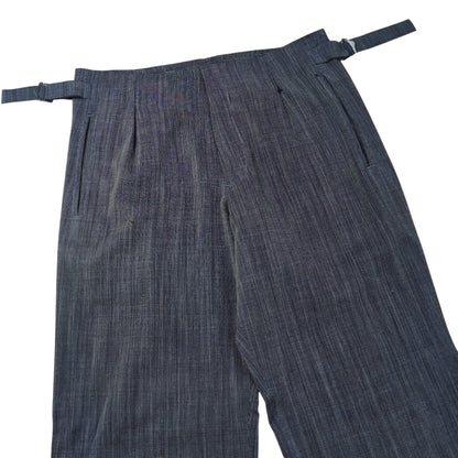 Y's Side Adjuster Summer Wool Pants Gray