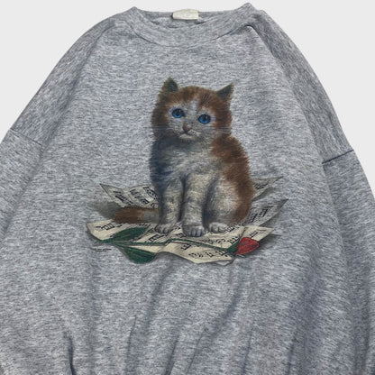 unknown 90s Sweatshirt Gray Size M