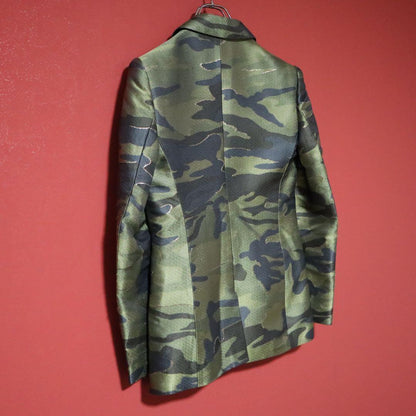 MIHARAYASUHIRO 12AW Silk Camouflage Jacquard Jacket Size XS