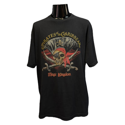 PIRETES OF CARIBBEAN Magic Kingdom T-Shirt Size XL