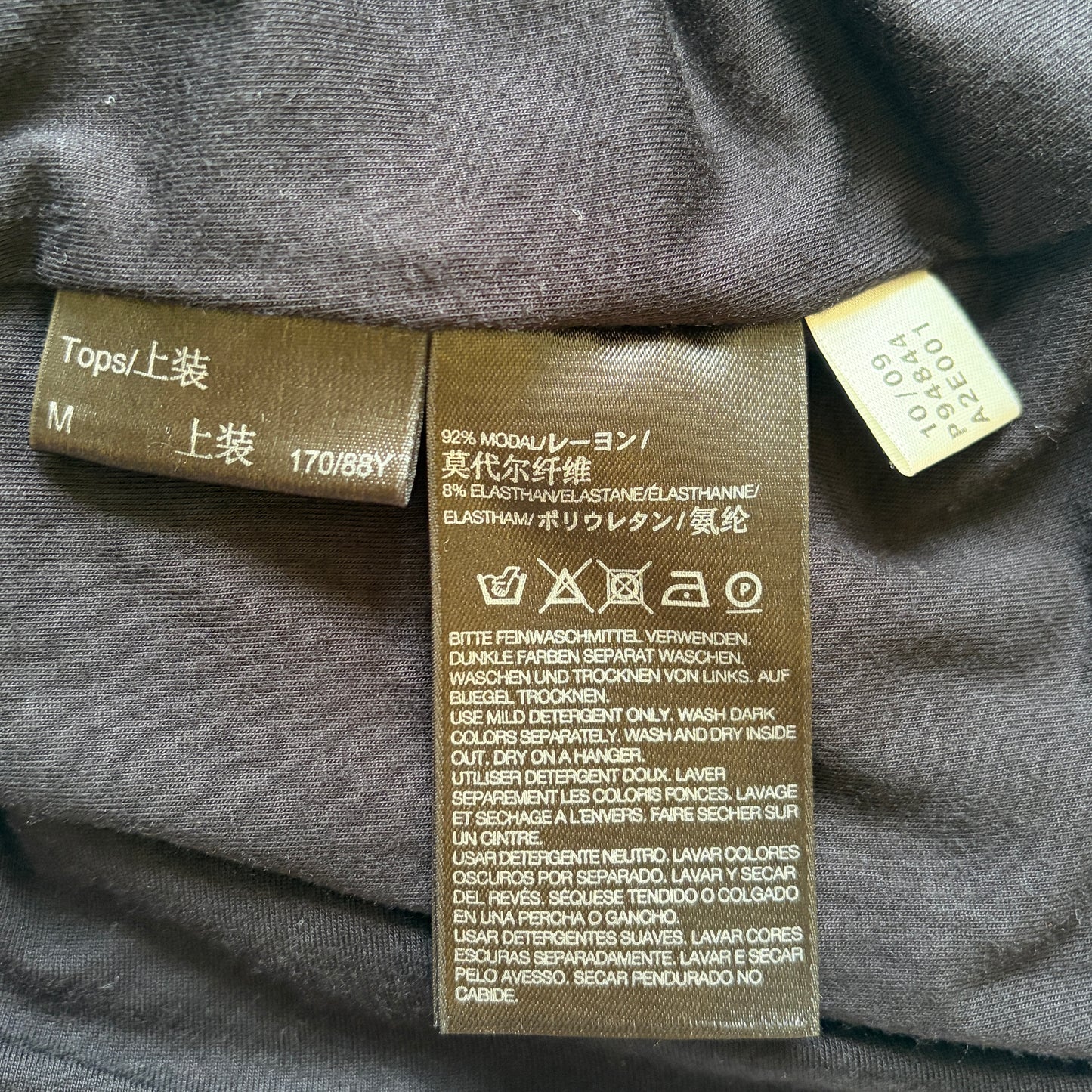 Yohji Yamamoto Y-3 Black T-Shirt Size XS
