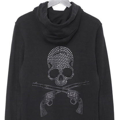 Roar Mastermind Swarovski Skull Double Hoodie Black Size 2
