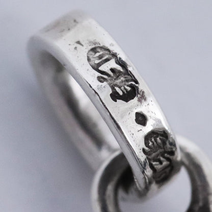 CHROME HEARTS CRS BBYFAT CH Cross Pendant Silver Size F
