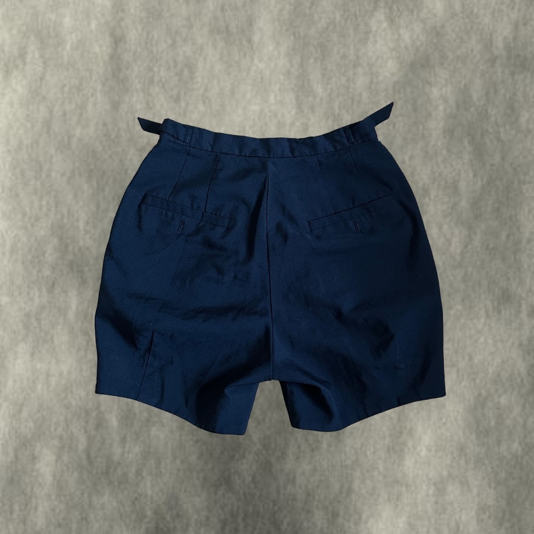 TOGA ARCHIVES Pleated Polyester Twill Shorts Black