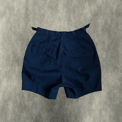 TOGA ARCHIVES Pleated Polyester Twill Shorts Black