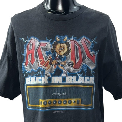 AC/DC BACK IN BLACK T-Shirt Size XL