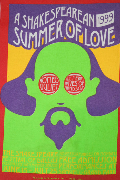 SHAKESPEARE FES summer of love 90s T-Shirt White