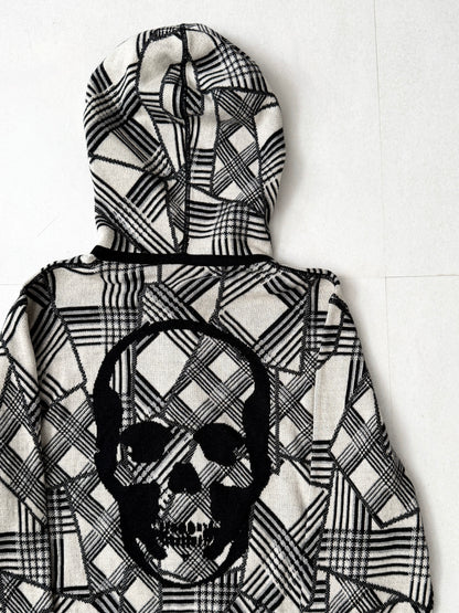 Lucien Pellat-Finet Skull Design Zip Hoodie Size S