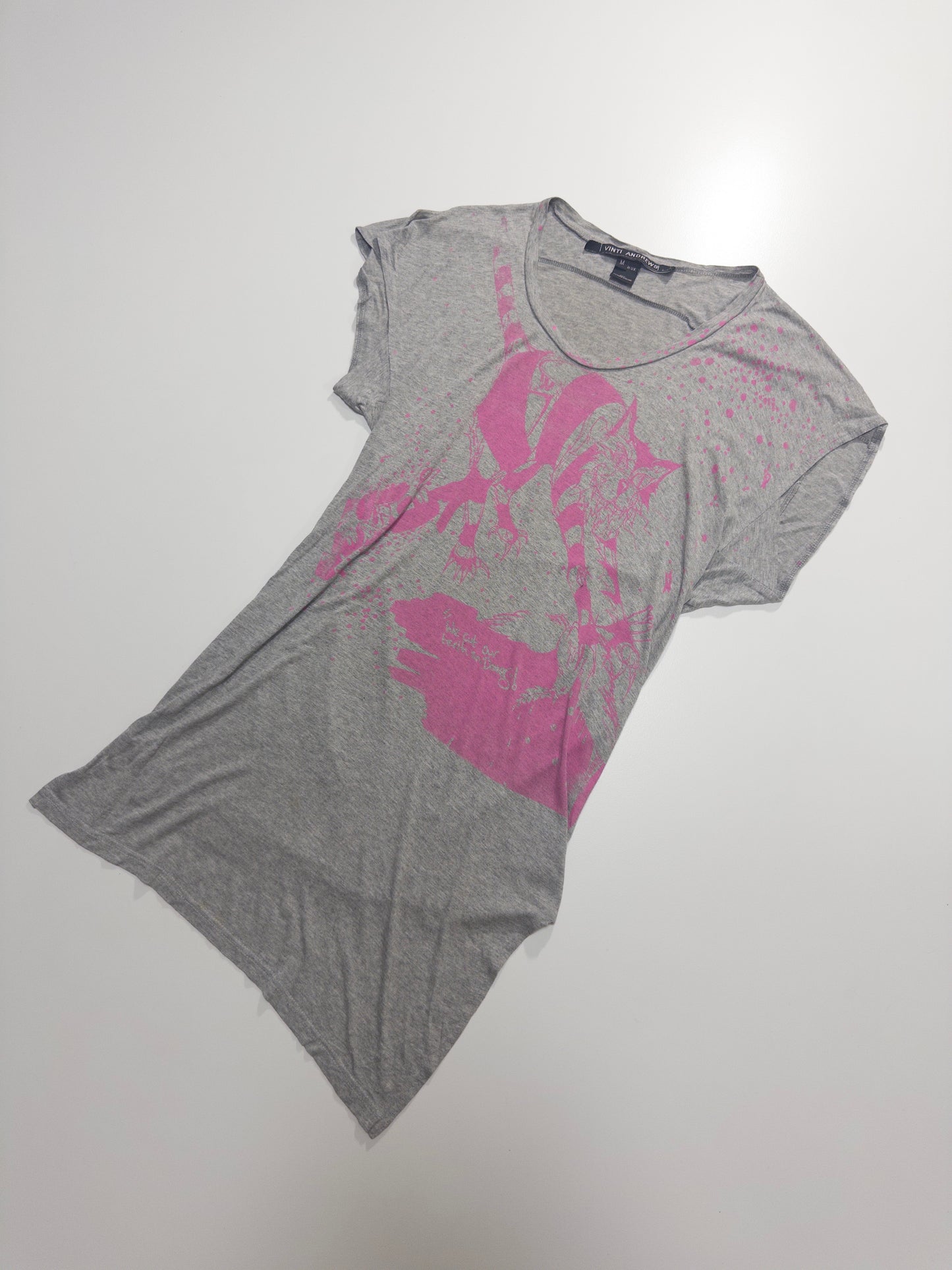 VINTI ANDREWS Asymmetric Long Sleeve Shirt Size XS