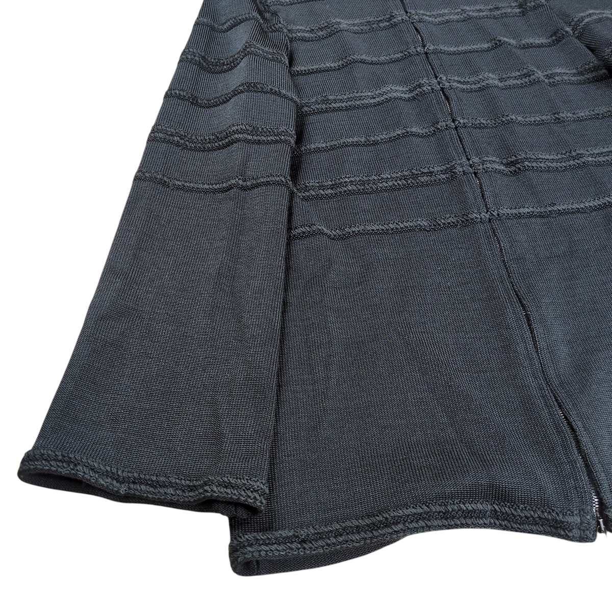 Salvatore Ferragamo Double Zip Up Cardigan Gray Size M