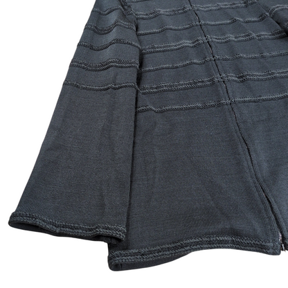 Salvatore Ferragamo Double Zip Up Cardigan Gray Size M