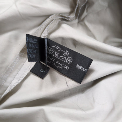 PRADA SPORT 1990s Half Zip High Neck Nylon Shirt Gray Size S