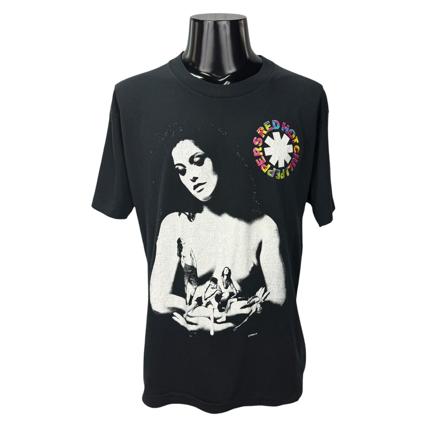 RED HOT CHILI PEPPERS 80s Mother's Milk T-Shirt Red Size L