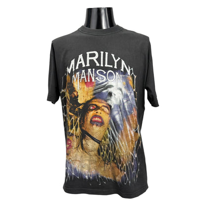 MARILYN MANSON 90s Vintage Double-Sided Graphic Size L