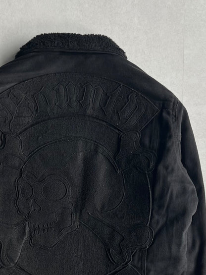 Bounty Hunter skull boa jacket Size M
