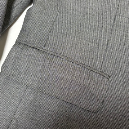 BURBERRY LONDON 00s Gray Wool/Silk Tailored Jacket