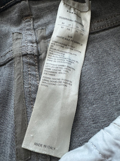 Rick Owens DRKSHDW SS20 Tyrone Cut Coated Jeans