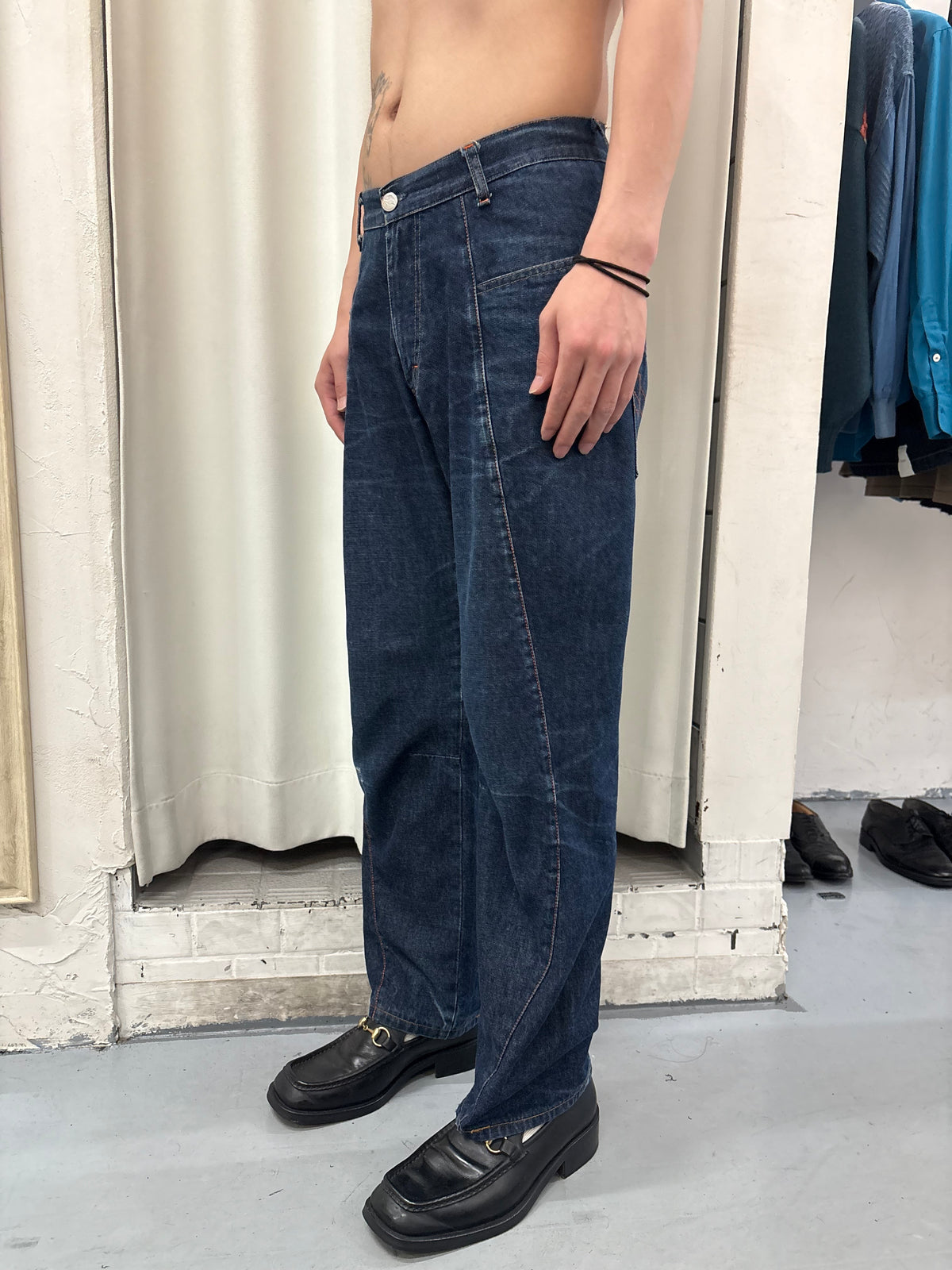 W&LT Pants Blue