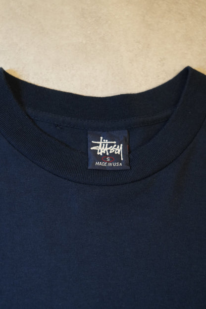 Stussy 90s-00s Navy Cotton Size S
