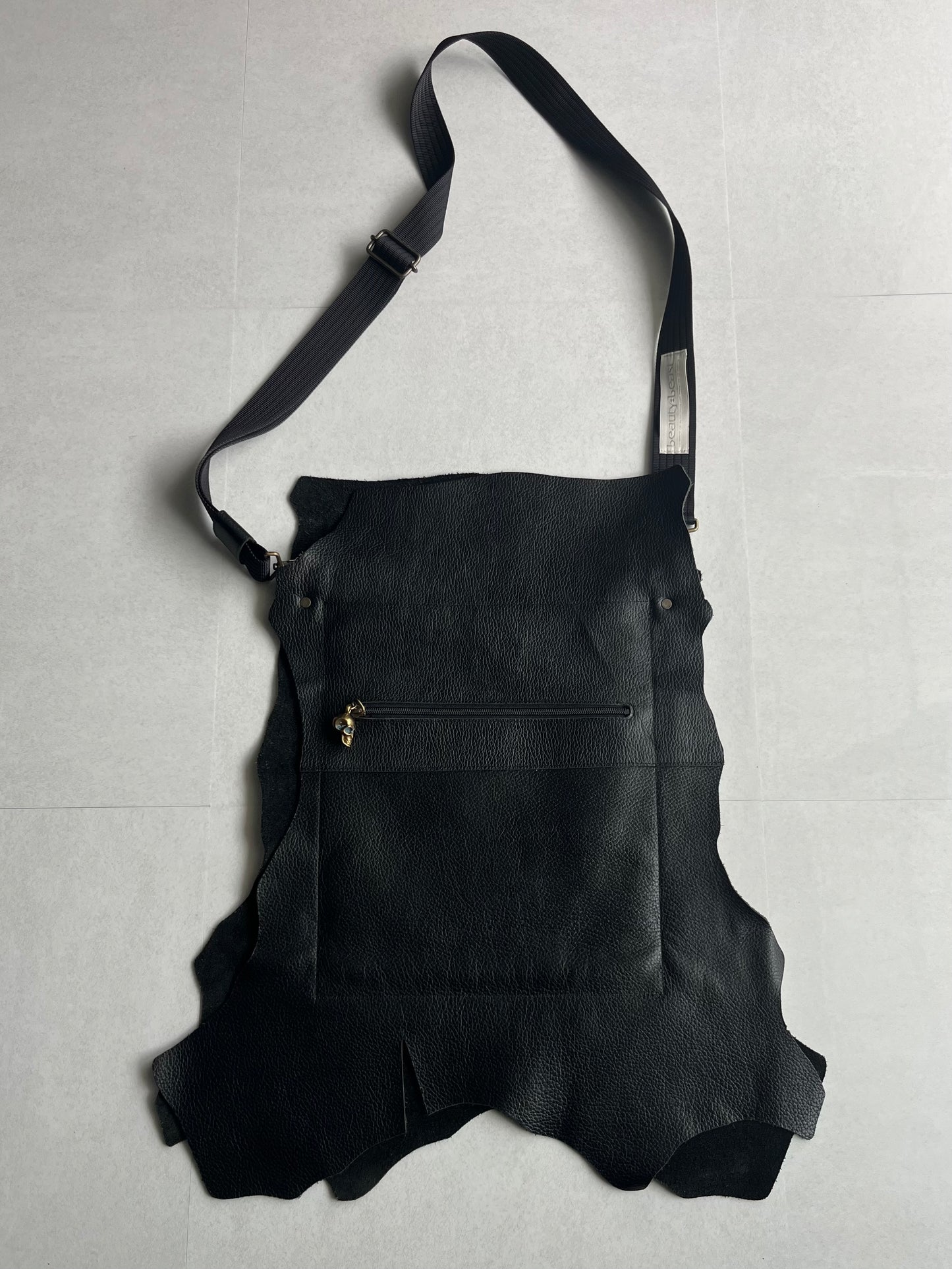 Beauty Beast Black Skull Bag