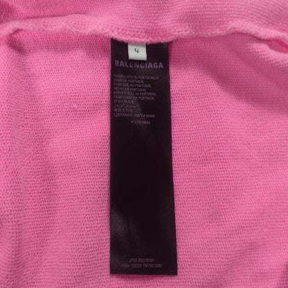 BALENCIAGA x adidas Logo Oversized Hoodie Pink Size 4