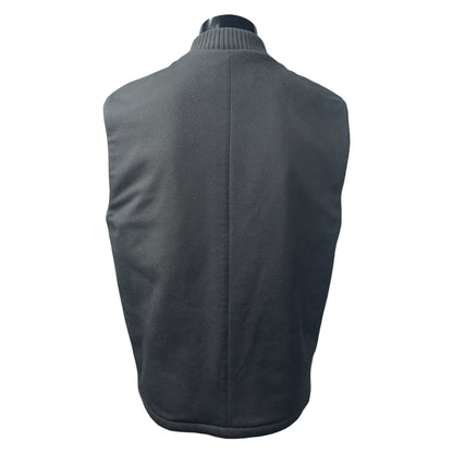HERMÈS Cashmere 100% Bomber Zip Vest Size M