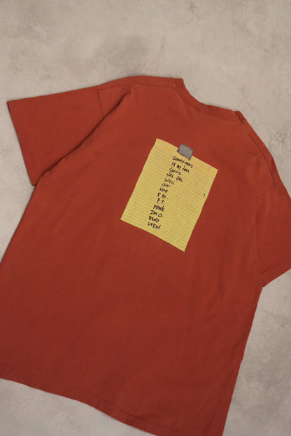 PEARL JAM 90s T-shirt Red Size XL