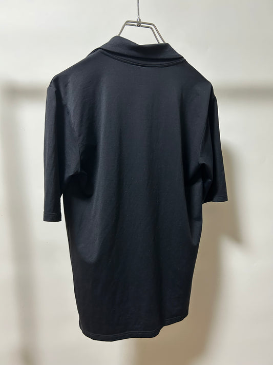 AGNES B. 90s Skipper Polo Shirt Black