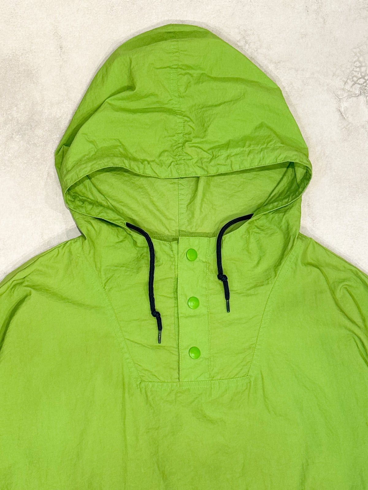 OLD GAP 90s Nylon Lime Green/Purple Size M
