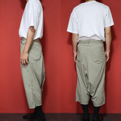 Yohji Yamamoto 19SS Garment Dyed Stitch Sarouel Pants Size 1