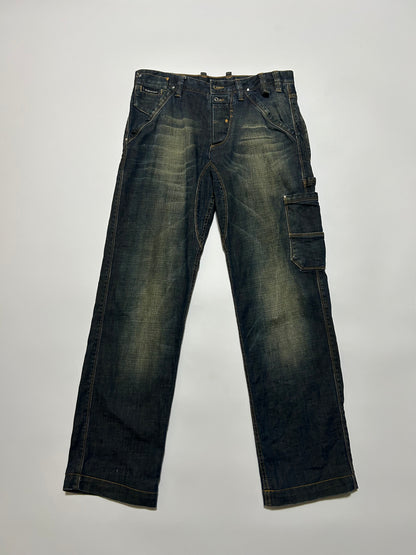 Dolce & Gabbana D&G 2000s Indigo Painter Jeans Size 44