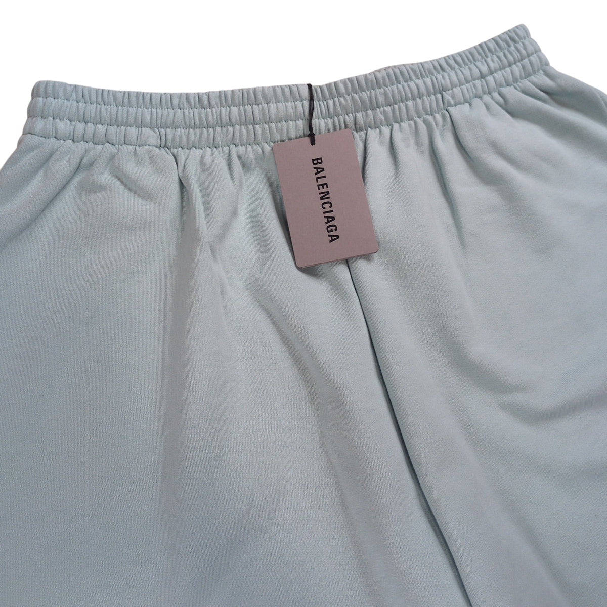 BALENCIAGA BB Logo Embroidered Cotton Sweat Shorts Size M