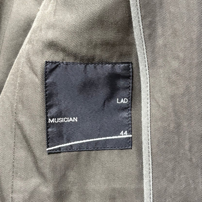 LAD MUSICIAN 06AW Fly Front Stand Military Jacket Size 44