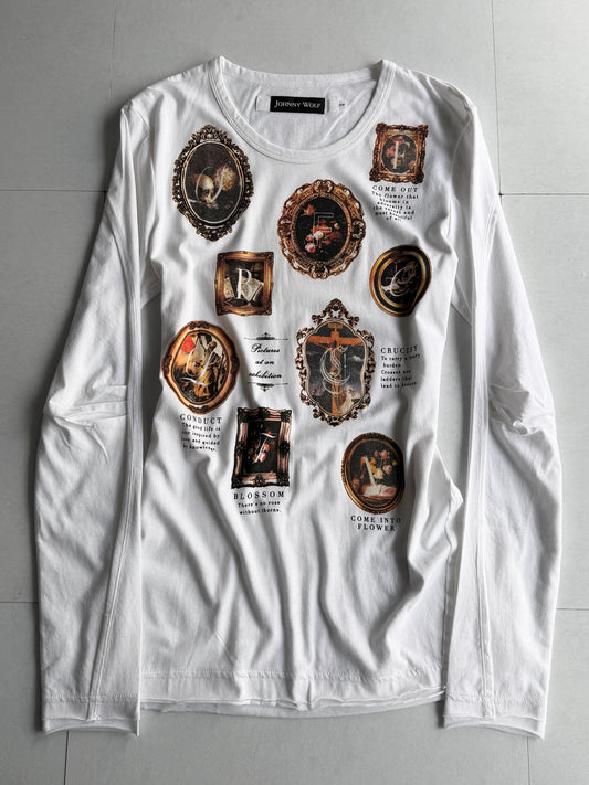 JHONNY WOLF Antique Frame Long Sleeve Cotton Size 2
