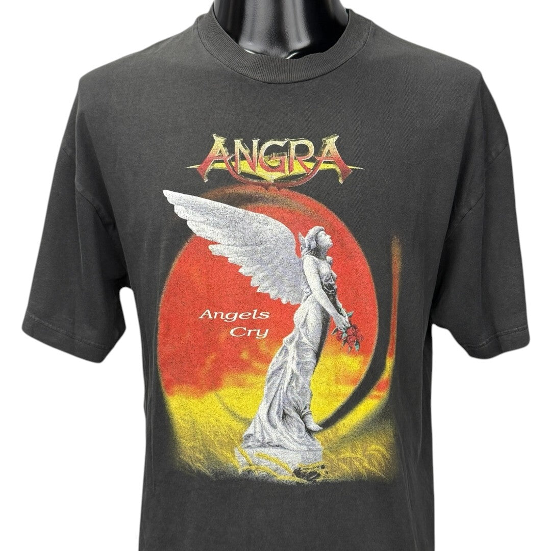 ANGRA 90s Vintage Angels Cry Album Art T-Shirt Size L
