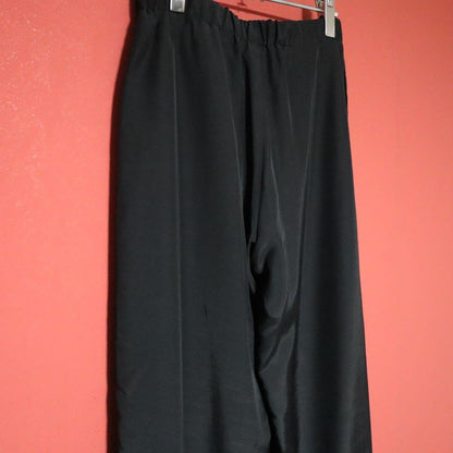 HaaT 00s Cupro Luster Wide Straight Pants Black Size 3