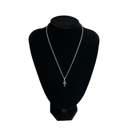 CHROME HEARTS CH Cross Baby Fat 18" Roll Necklace Silver