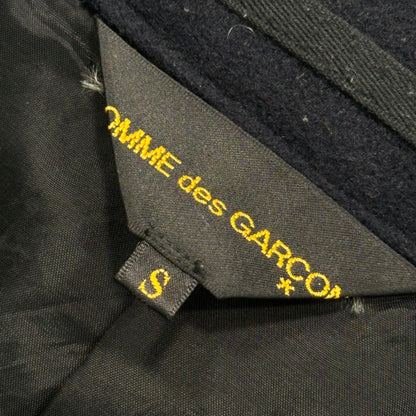 COMME des GARCONS 10AW Wool Melton Jacket Black Size S