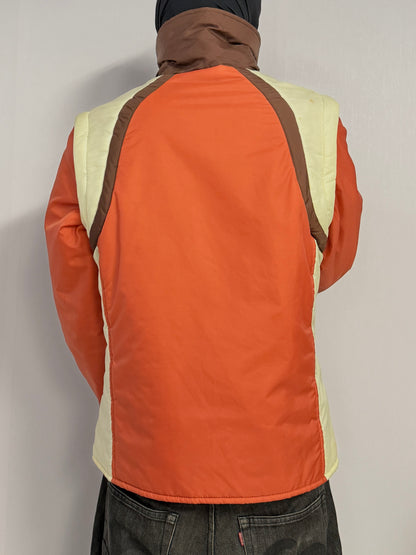 JCPenney Vintage Gimmick Zip Nylon Jacket Multi Size L