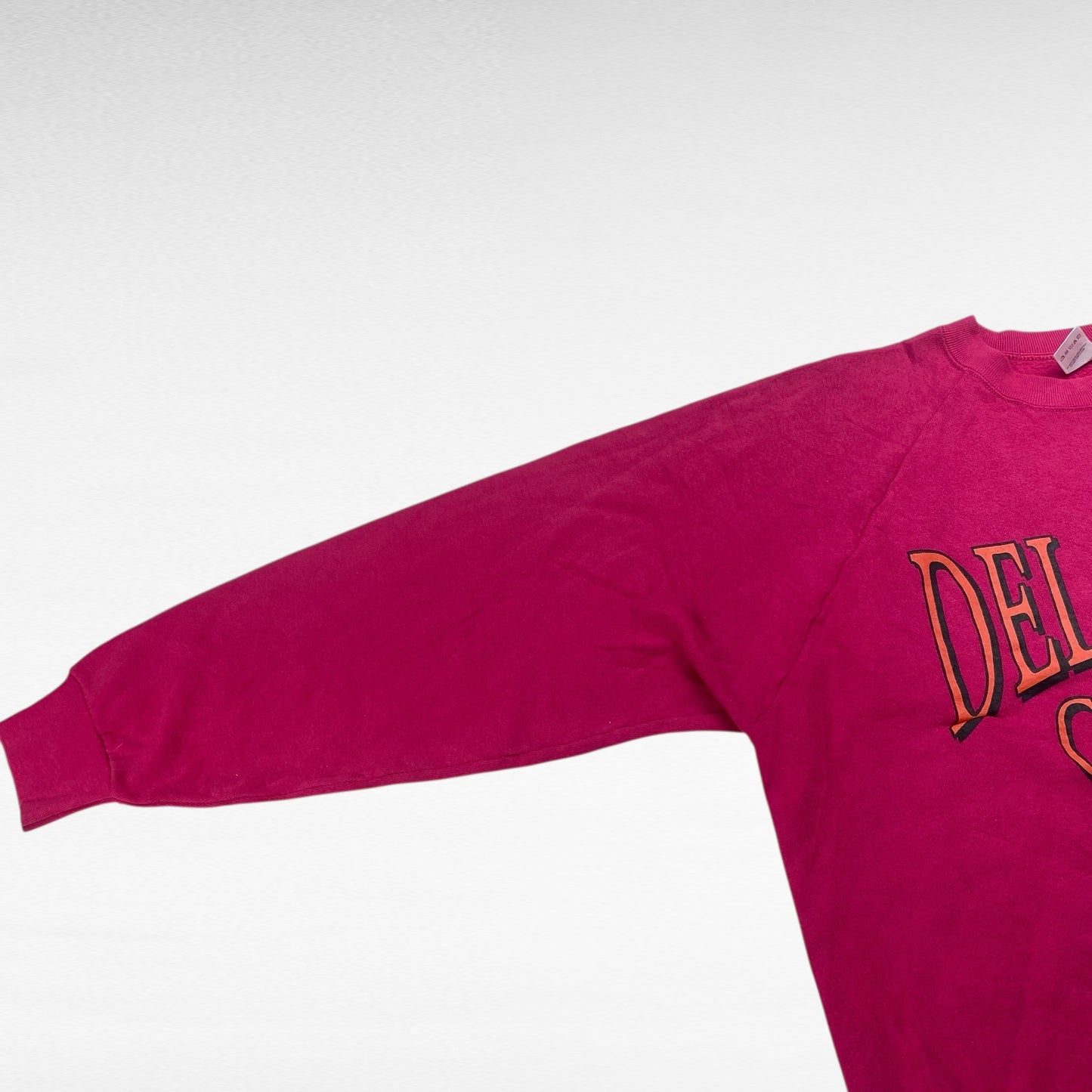 Fruit Of The Loom 90s Sweatshirt Pink Size XL