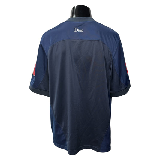 DIME Navy Paneled "50" Numbering Football Shirt Size M