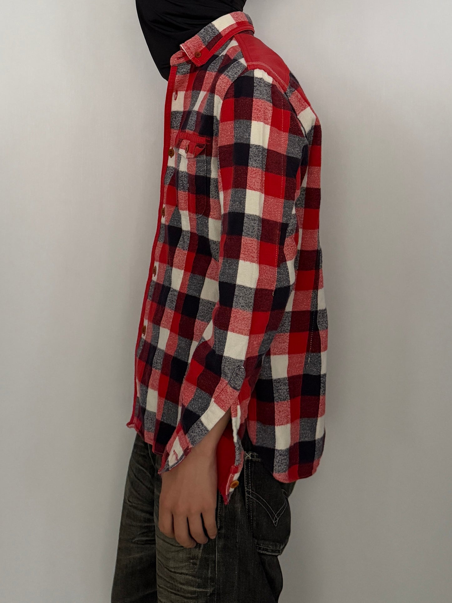 Junya Watanabe MAN Multi Patchwork Check Shirt Size S