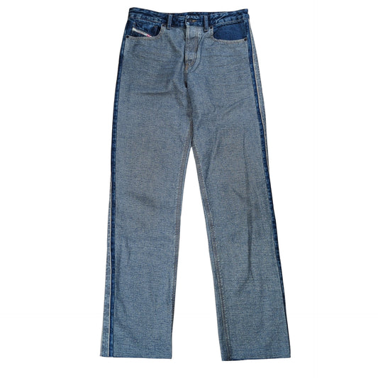 DIESEL Indigo Blue Inside Out Straight Denim Size 32