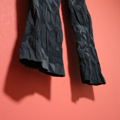 ISSEY MIYAKE 00s Houndstooth Wrinkle Wide Pants Size 1