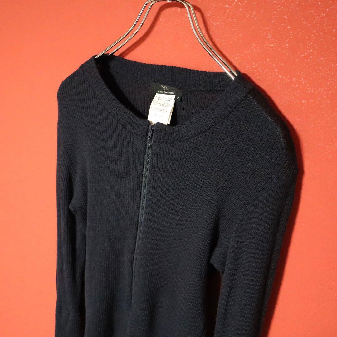 Yohji Yamamoto Super Long Sleeve Layered Double Zip Size 3
