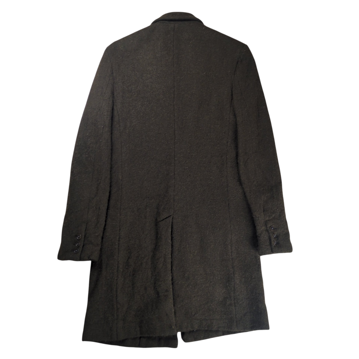 Ground Y Fulling Wool Serge 1B Long Jacket Khaki Size 1