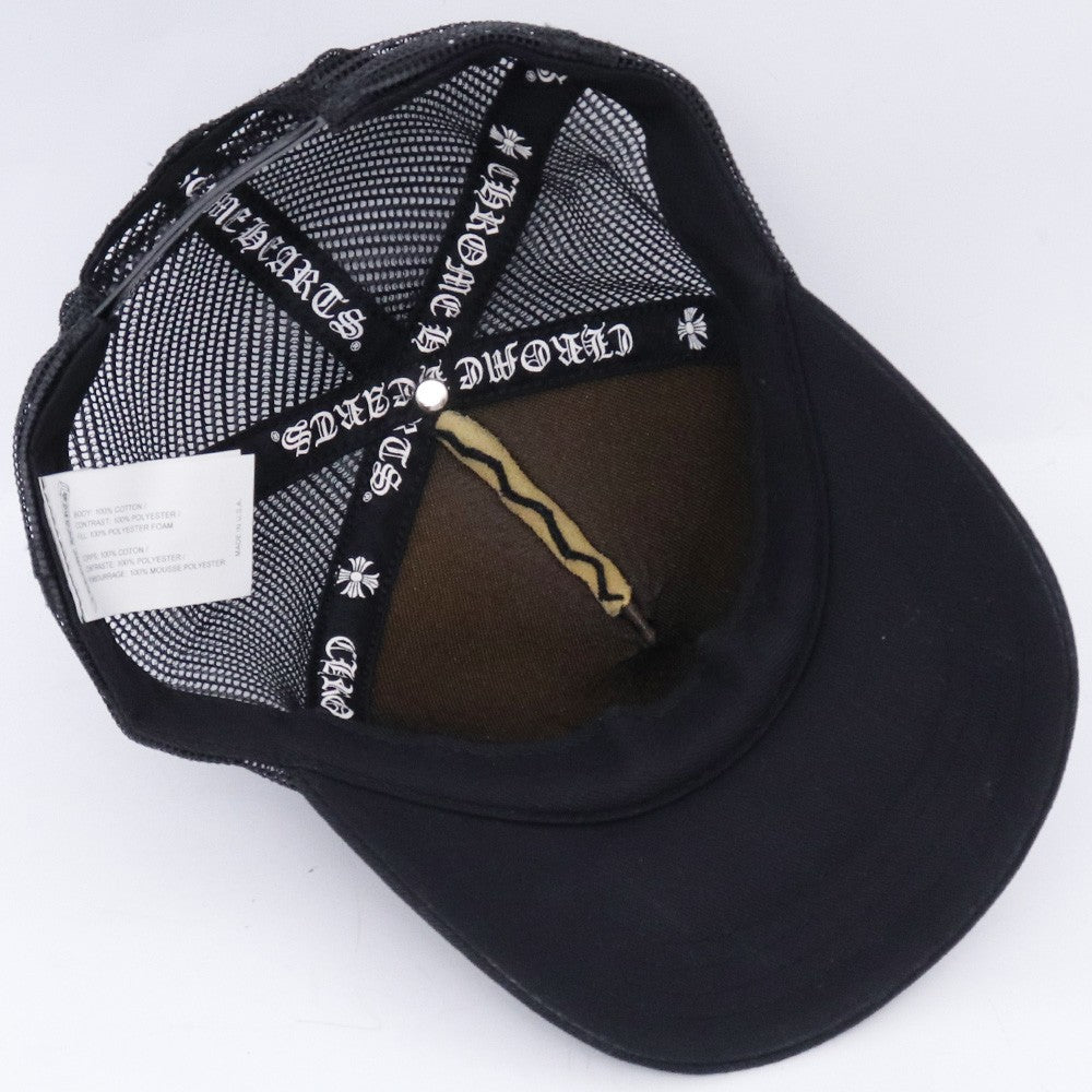 CHROME HEARTS DSM Limited Mesh Trucker Cap Black Size F