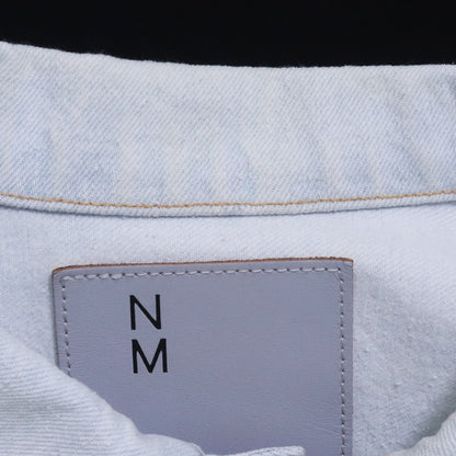 NEW MANUAL #023 LV T-BACK BLEACH Denim Jacket Indigo Free Size
