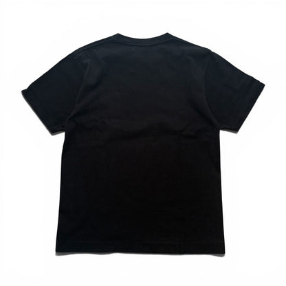 Japanese Brand Y2K A BATHING APE Text Tee Black Size M