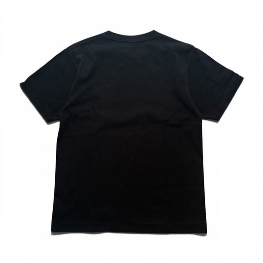 Japanese Brand Y2K A BATHING APE Text Tee Black Size M